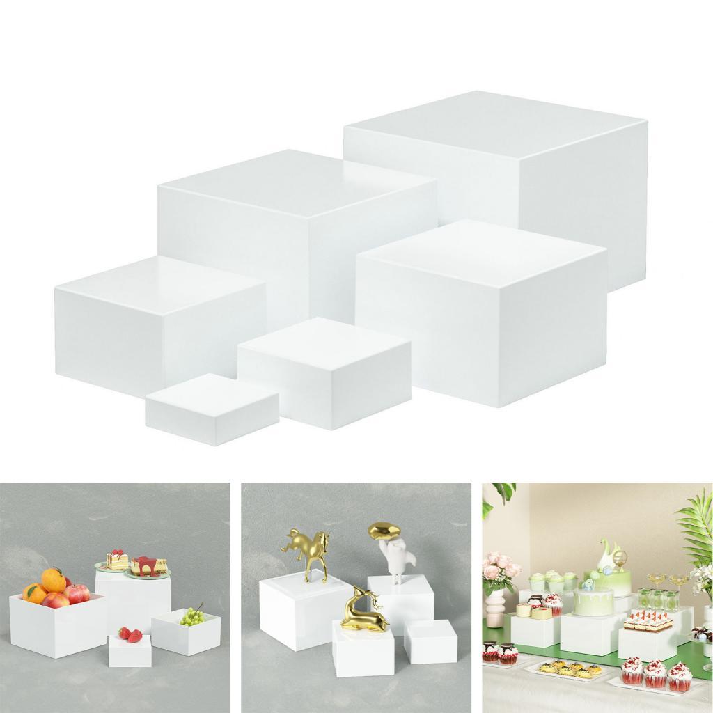 Display Risers Set - Acrylic Buffet Riser Set Multi-size Hollow