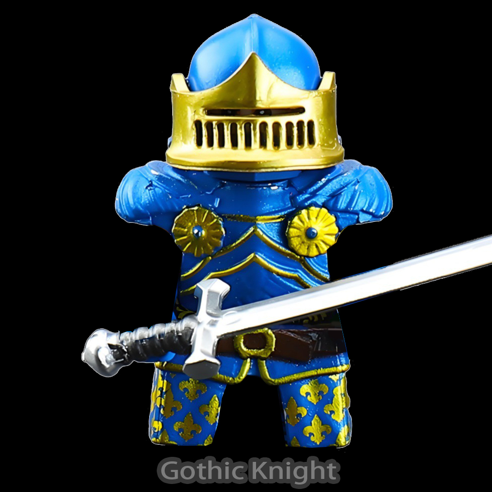 MOC Medieval Gothic Knights Fi - Lego Minifigure Holder ulasan dan harga