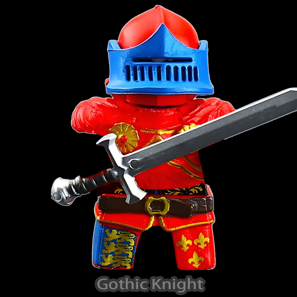 MOC Medieval Gothic Knights Fi - Lego Minifigure Holder ulasan dan harga