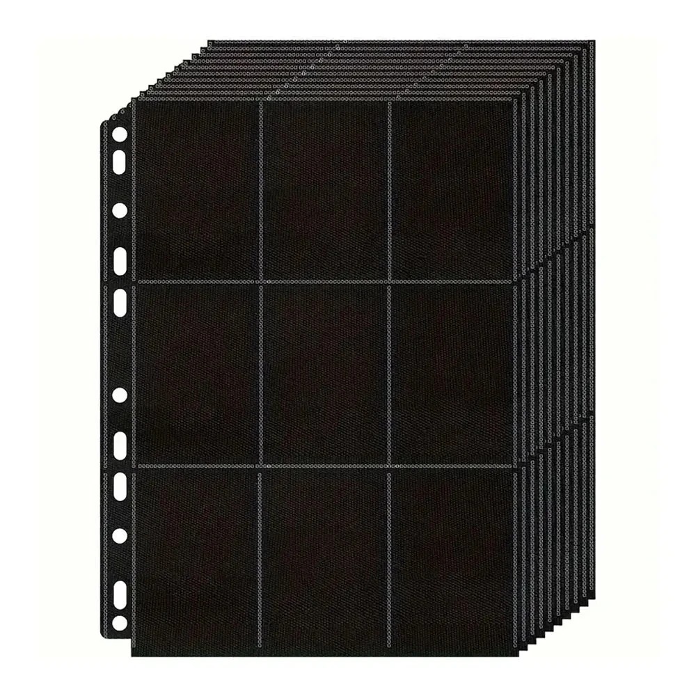 10Pack Black 9-Pocket A4 Tradi - Trading Card Binder ulasan dan harga