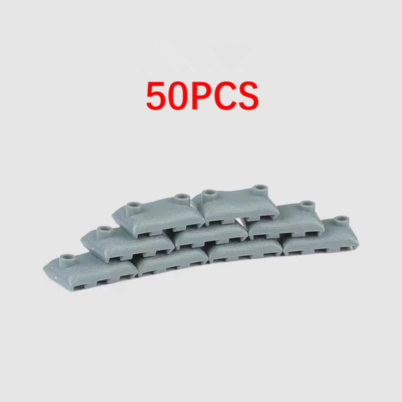 50PCS MOC Military Sandbag Bui - Lego Minifigure Holder ulasan dan harga
