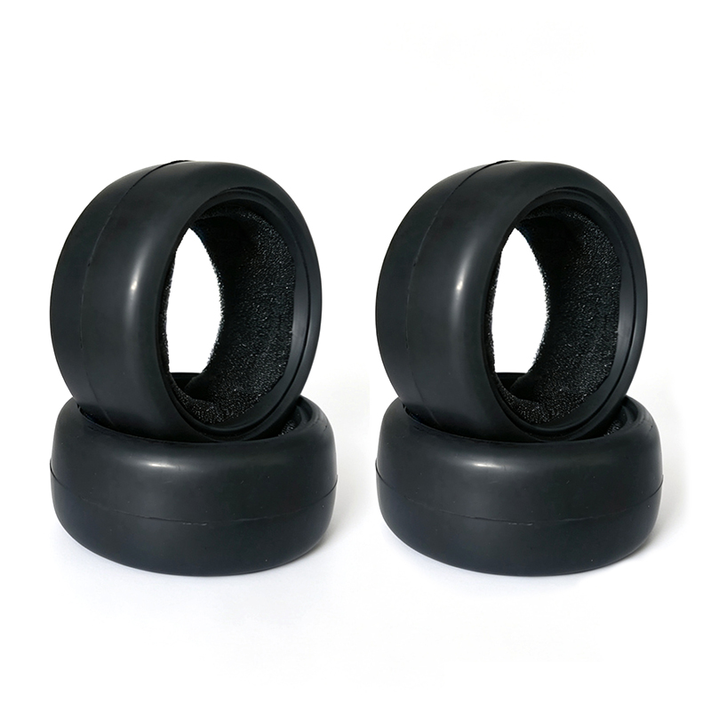 4pcs 65MM Rubber Tyre 1/10 Fla - Tamiya Model Rc Car ulasan dan harga