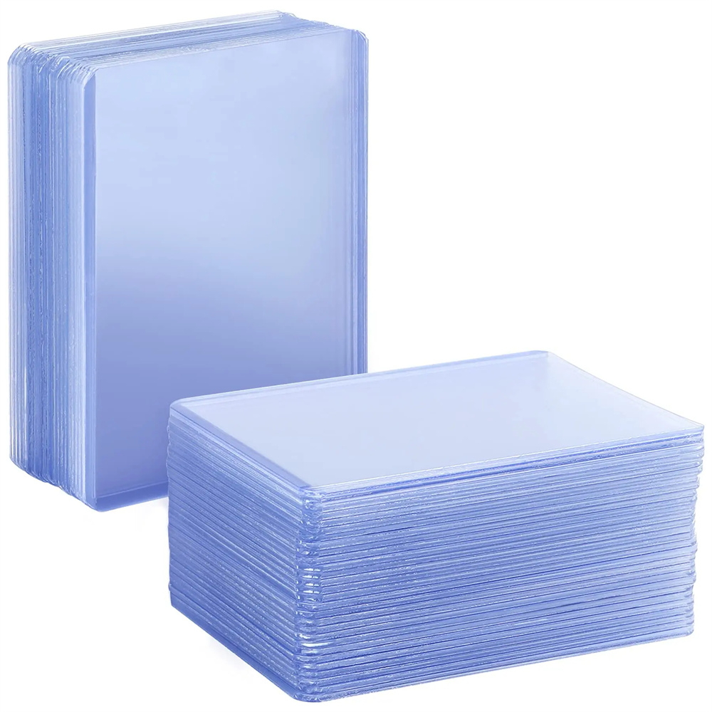 25Pcs PVC Hard Plastic Card Sl - Card Top Loader ulasan dan harga