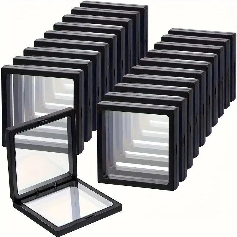 20Pcs Clearview 3D Floating Di - Display Case Acrylic ulasan dan harga